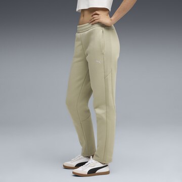 PUMA Regular Sportbroek 'Evostripe' in Groen: voorkant