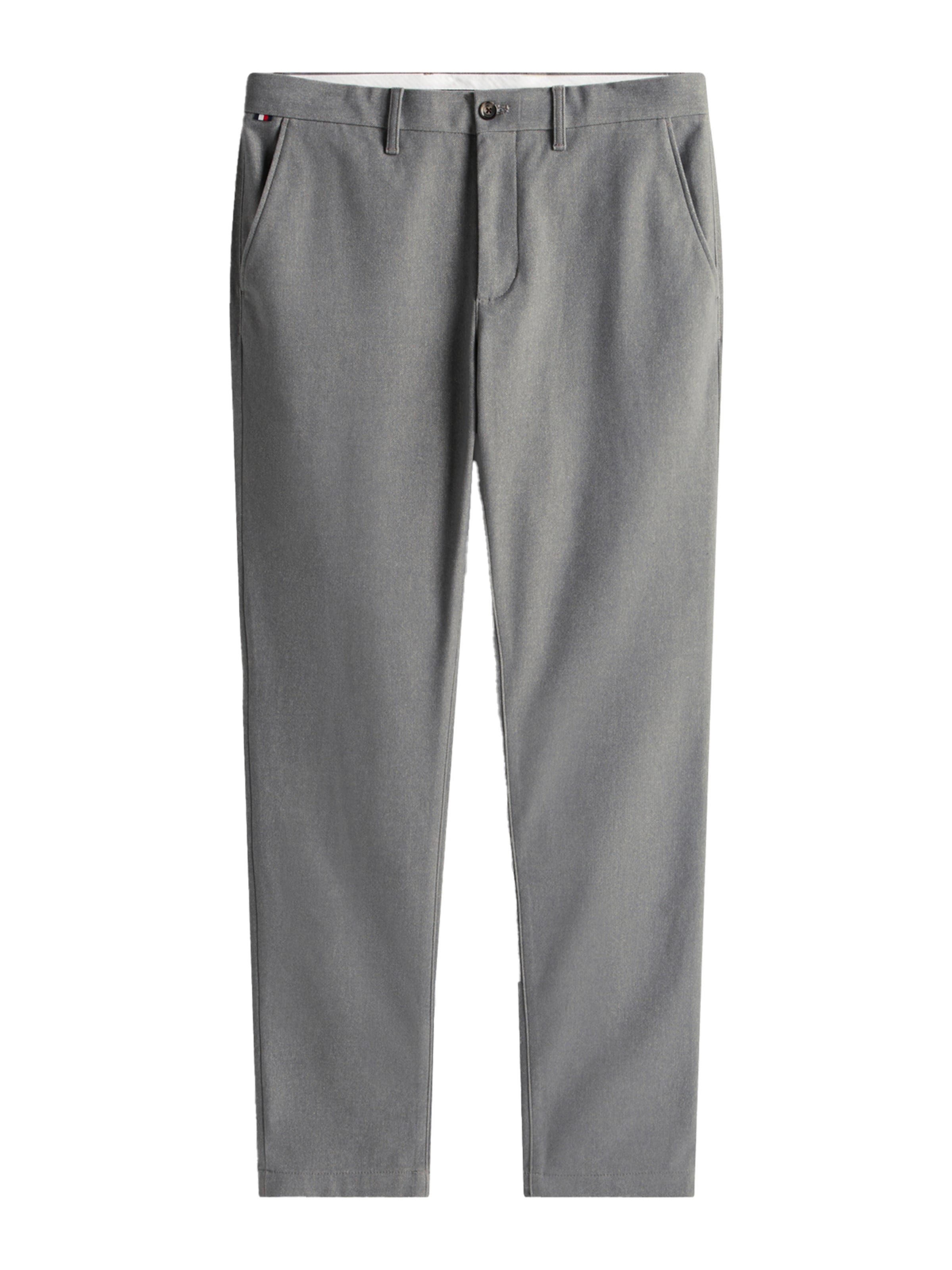 Pantaloni eleganți 'BLEECKER MARL' de la TOMMY HILFIGER pe gri: față