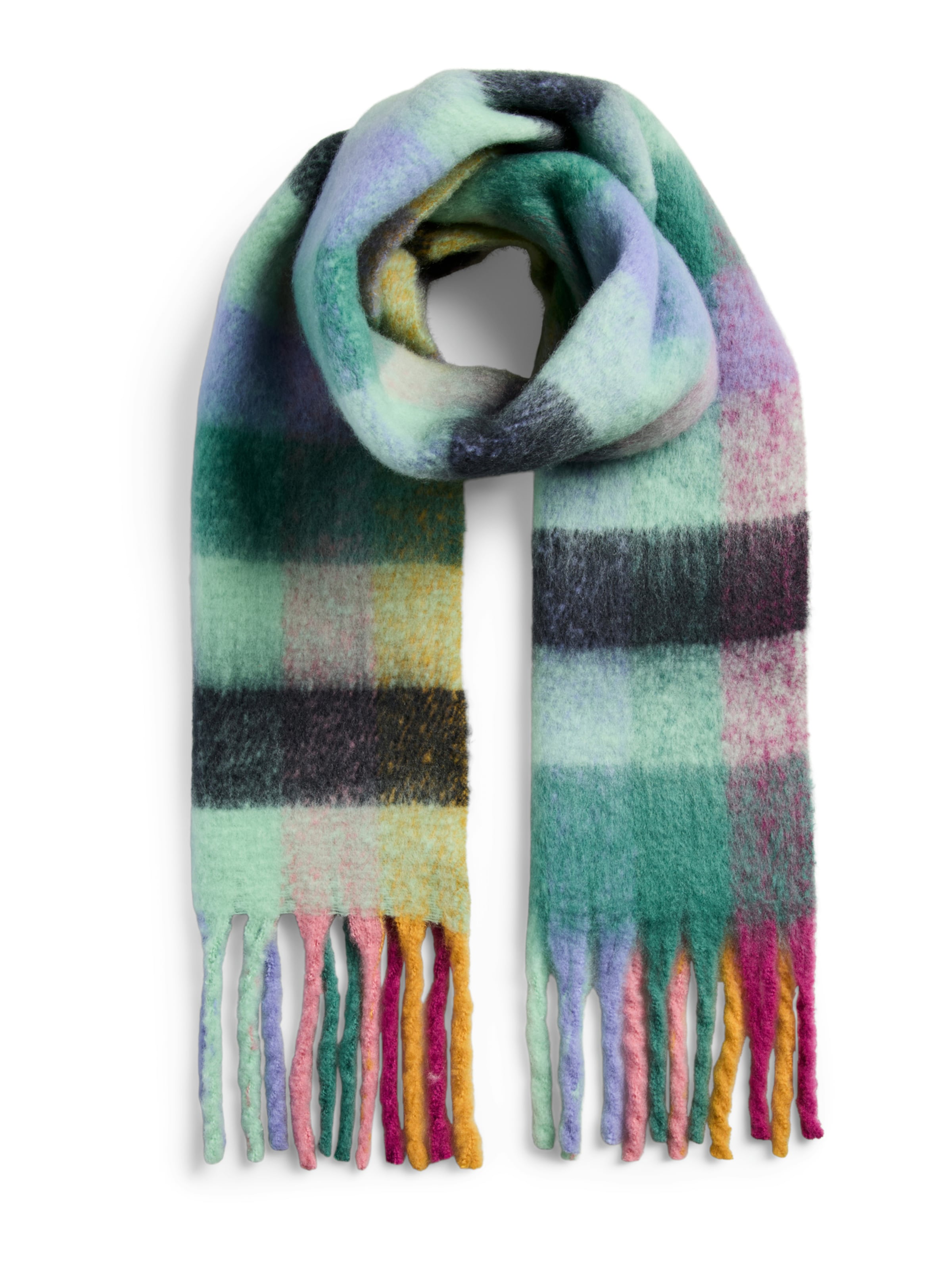 PIECES Scarf 'PCJIKKA' in Blue: front