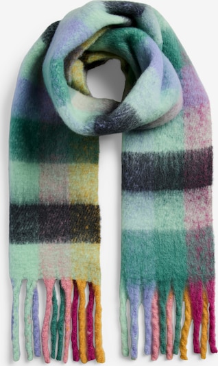 PIECES Šal 'PCJIKKA' u plava / tamno zelena / roza / crna, Pregled proizvoda