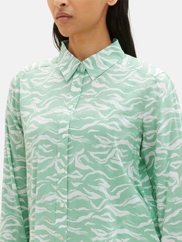 TOM TAILOR - Blusa em verde