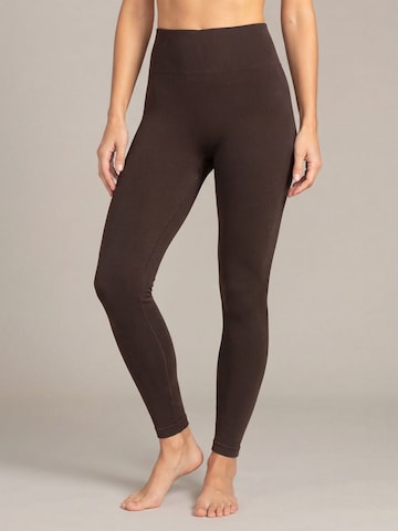 camano Skinny Leggings in Bruin: voorkant