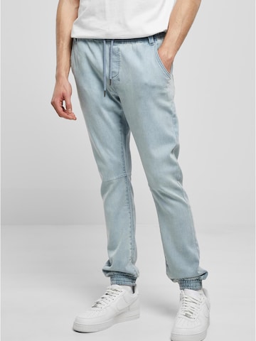 Urban Classics Tapered Jeans in Blauw