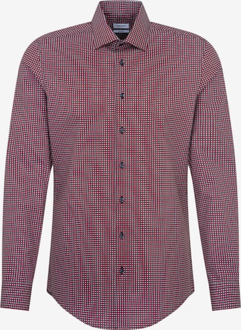 SEIDENSTICKER Regular fit Zakelijk overhemd ' Shaped ' in Rood: voorkant