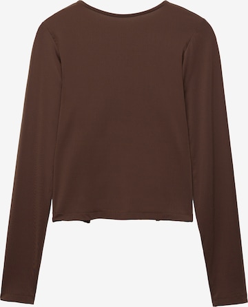 Pull&Bear Shirts i brun: forside