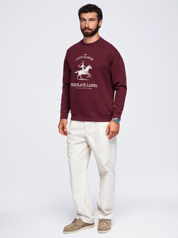 Ombre Sweatshirt i röd