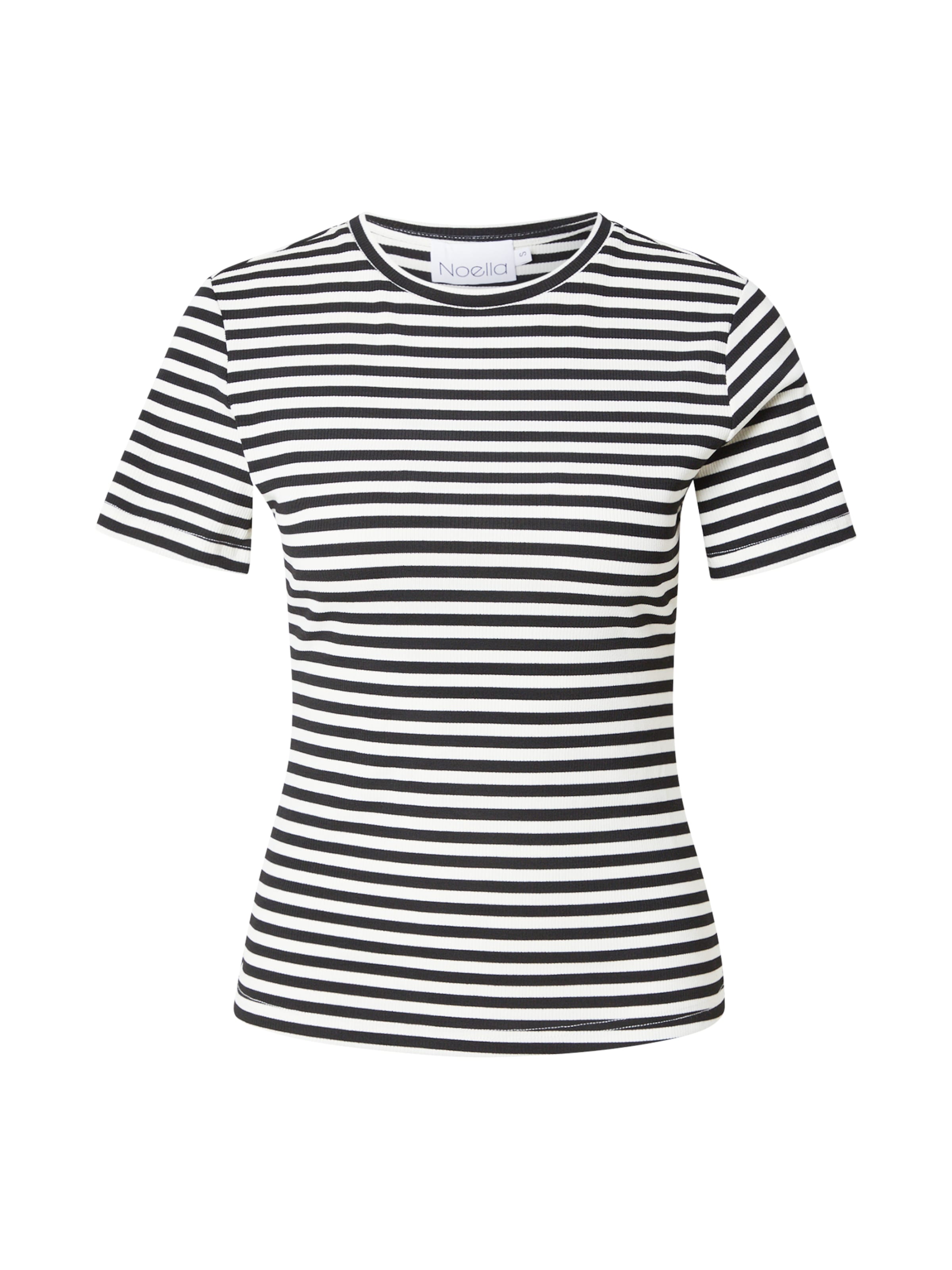 Noella T-shirt 'Lizzy' i vit: framsida