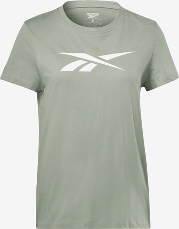 Reebok Functioneel shirt 'Vector' in Groen: voorkant