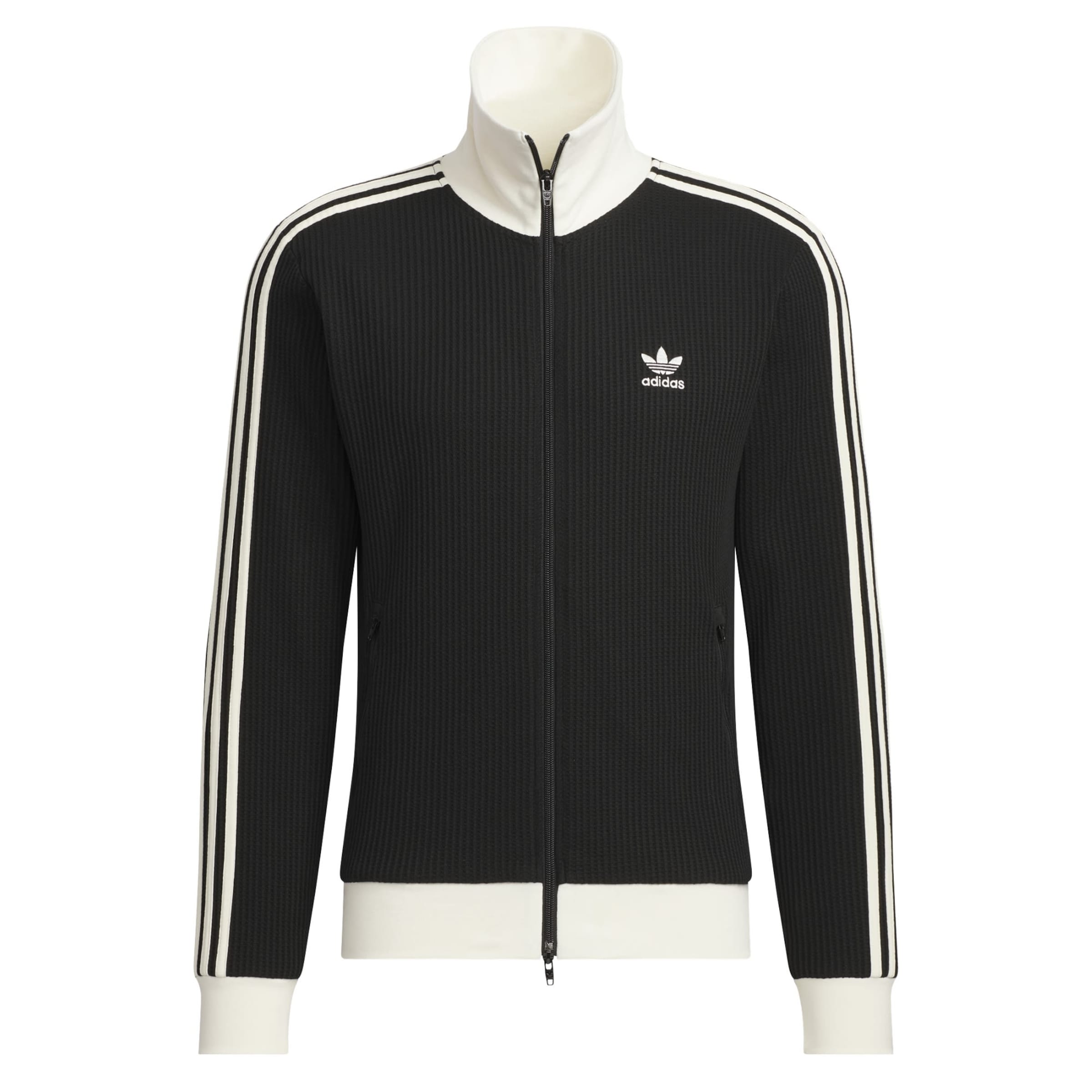 Veste de survêtement 'Adicolor Classic' ADIDAS ORIGINALS en noir : devant