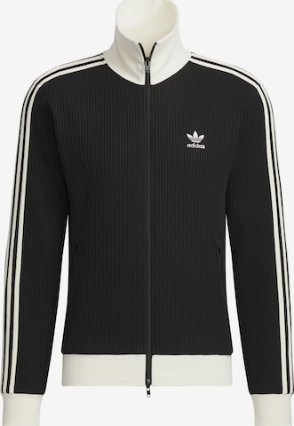 Veste de survêtement 'Adicolor Classic' ADIDAS ORIGINALS en noir : devant