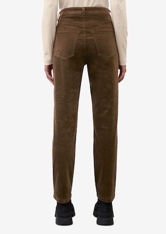 Marc O'Polo Regular Pants 'Linde' in Brown