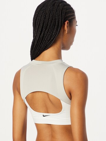 NIKE Bustier Sport bh in Wit