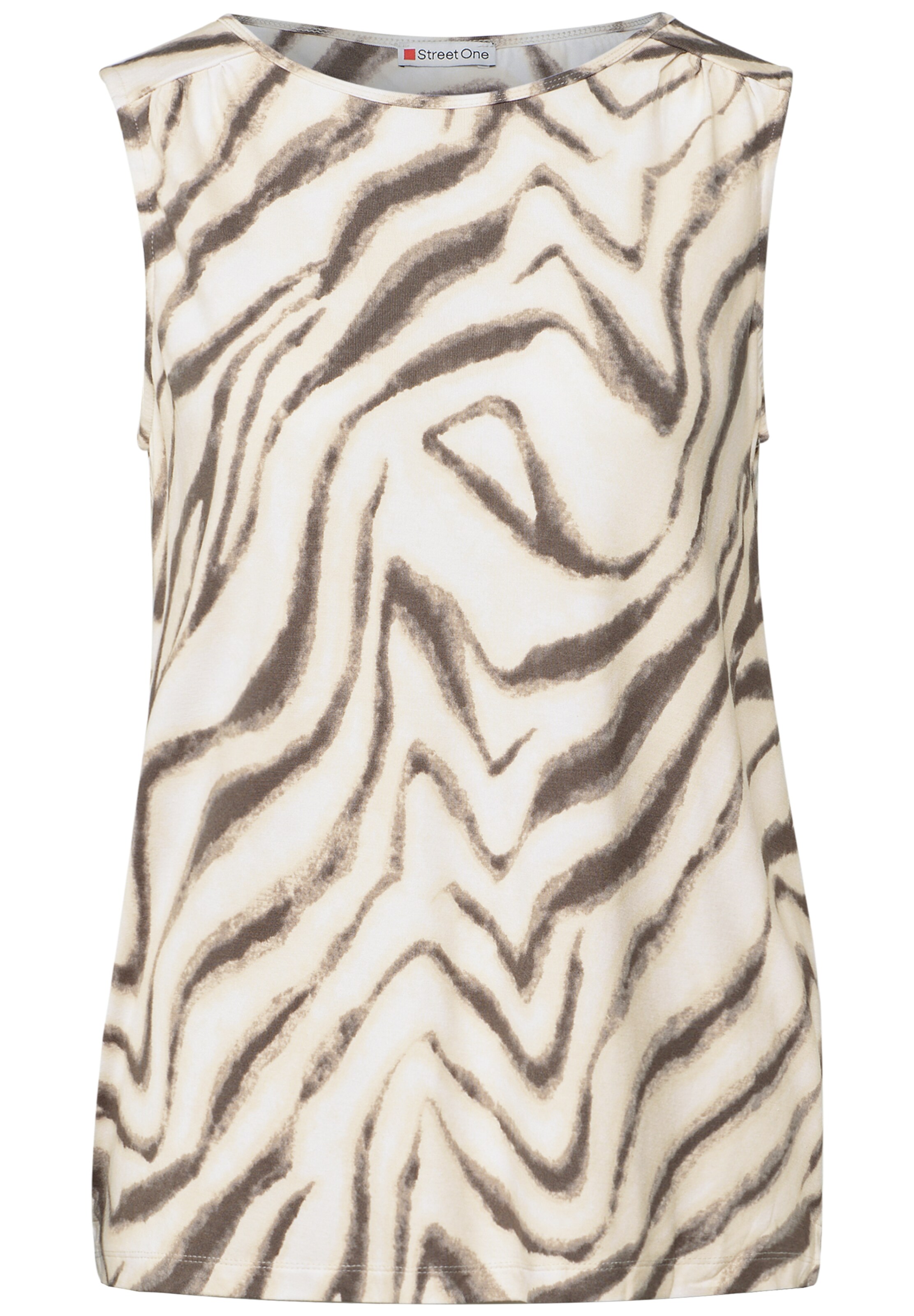 STREET ONE Top in Beige: Vorderseite