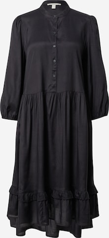 Robe-chemise ESPRIT en noir : devant