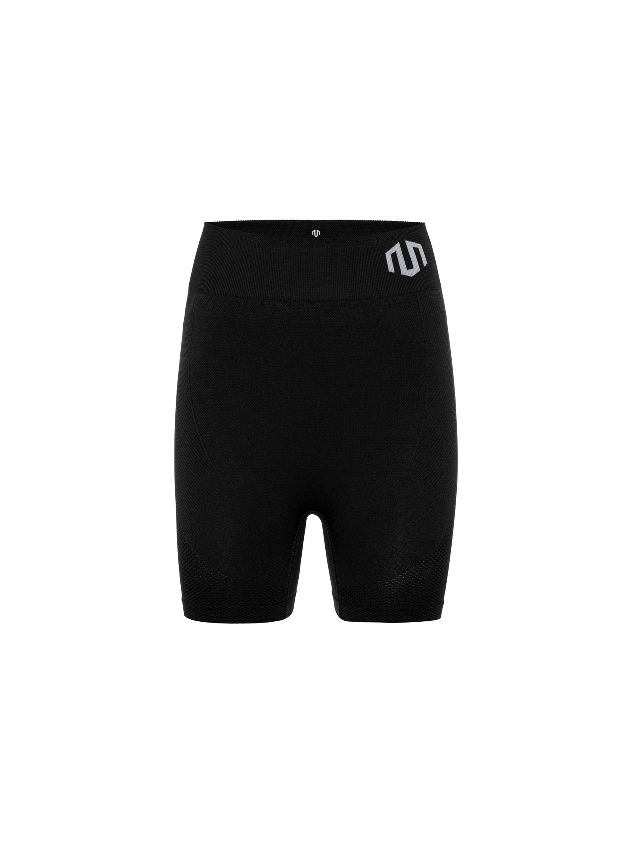 MOROTAI Skinny Sportshorts 'Naikan' in Schwarz: Vorderseite