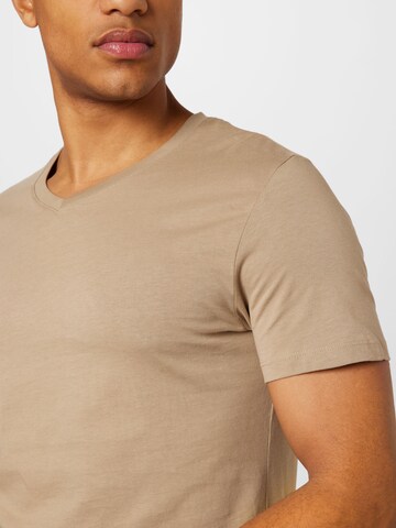 JACK & JONES T-Shirt in Beige