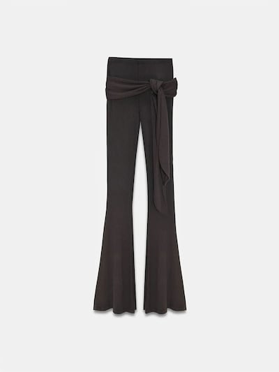 Dilvin Pantalon en 36 en moka, Vue avec produit