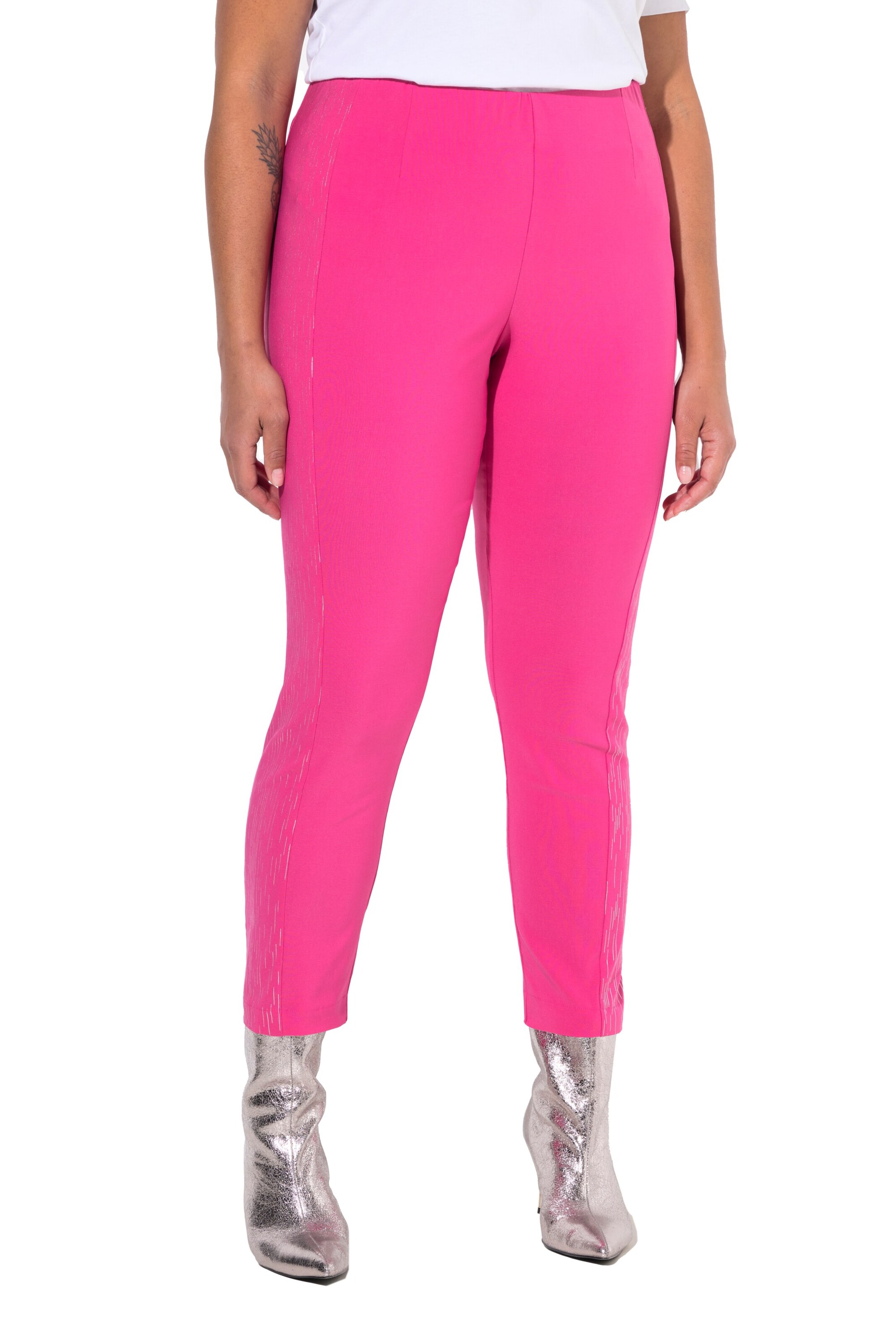 MIAMODA Slimfit Broek in Roze: voorkant