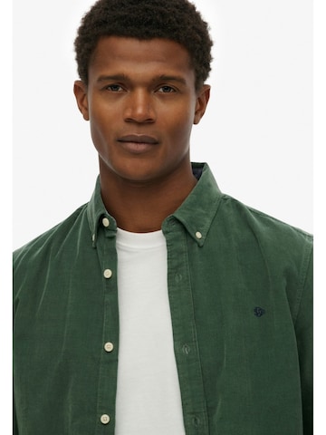 Superdry Comfort fit Overhemd in Groen