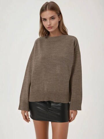 Hiccup Sweter w kolorze brązowy