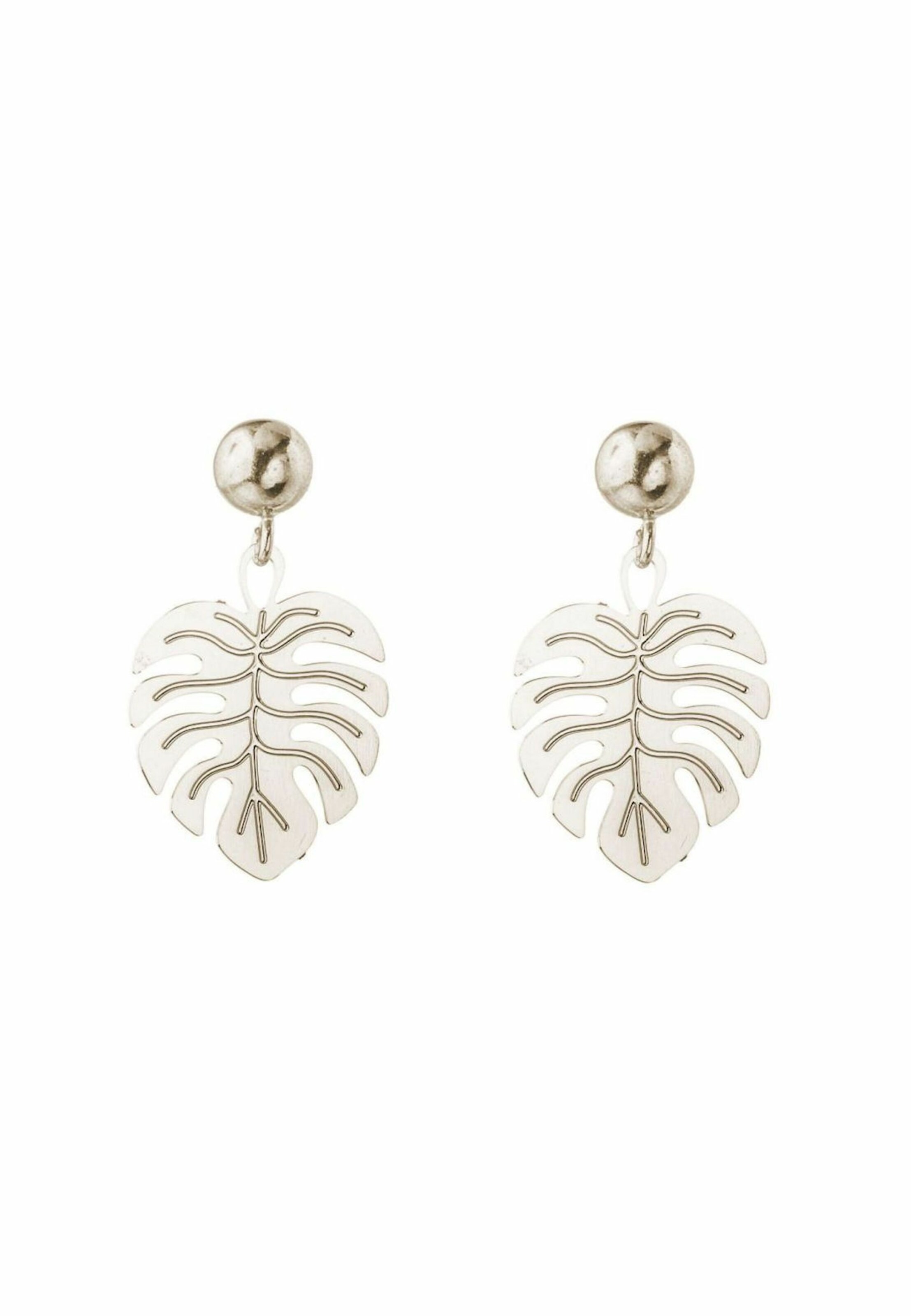 Gemshine Earrings in Silver: front