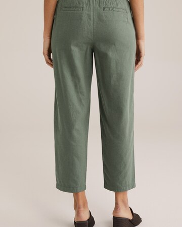 WE Fashion - regular Pantalón plisado en verde