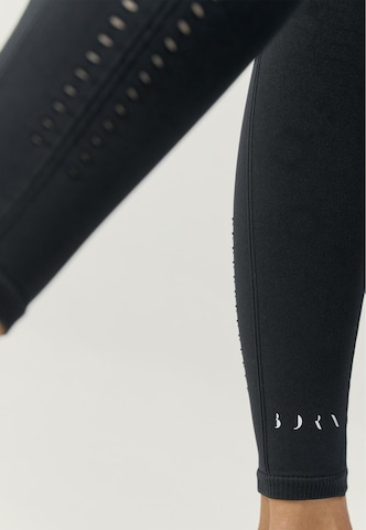 Born Living Yoga Skinny Sporthose 'India' in Schwarz
