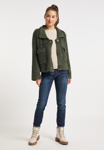 taddy Knit Cardigan in Green