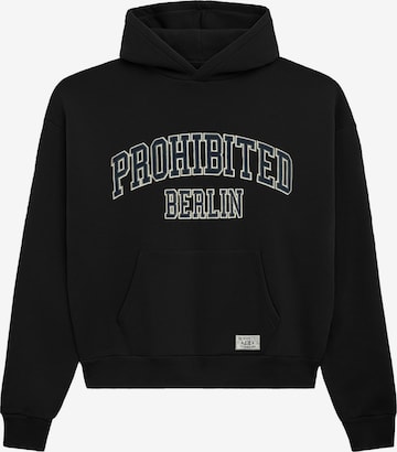 Prohibited - Sudadera en negro: frente