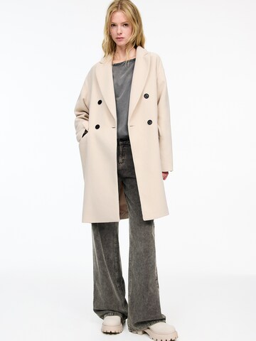 Pull&Bear Tussenmantel in Beige: voorkant