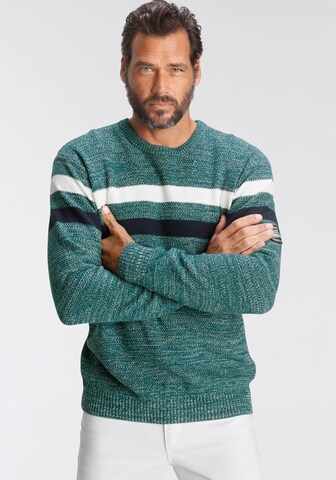 Man's World Sweater in Blue: front