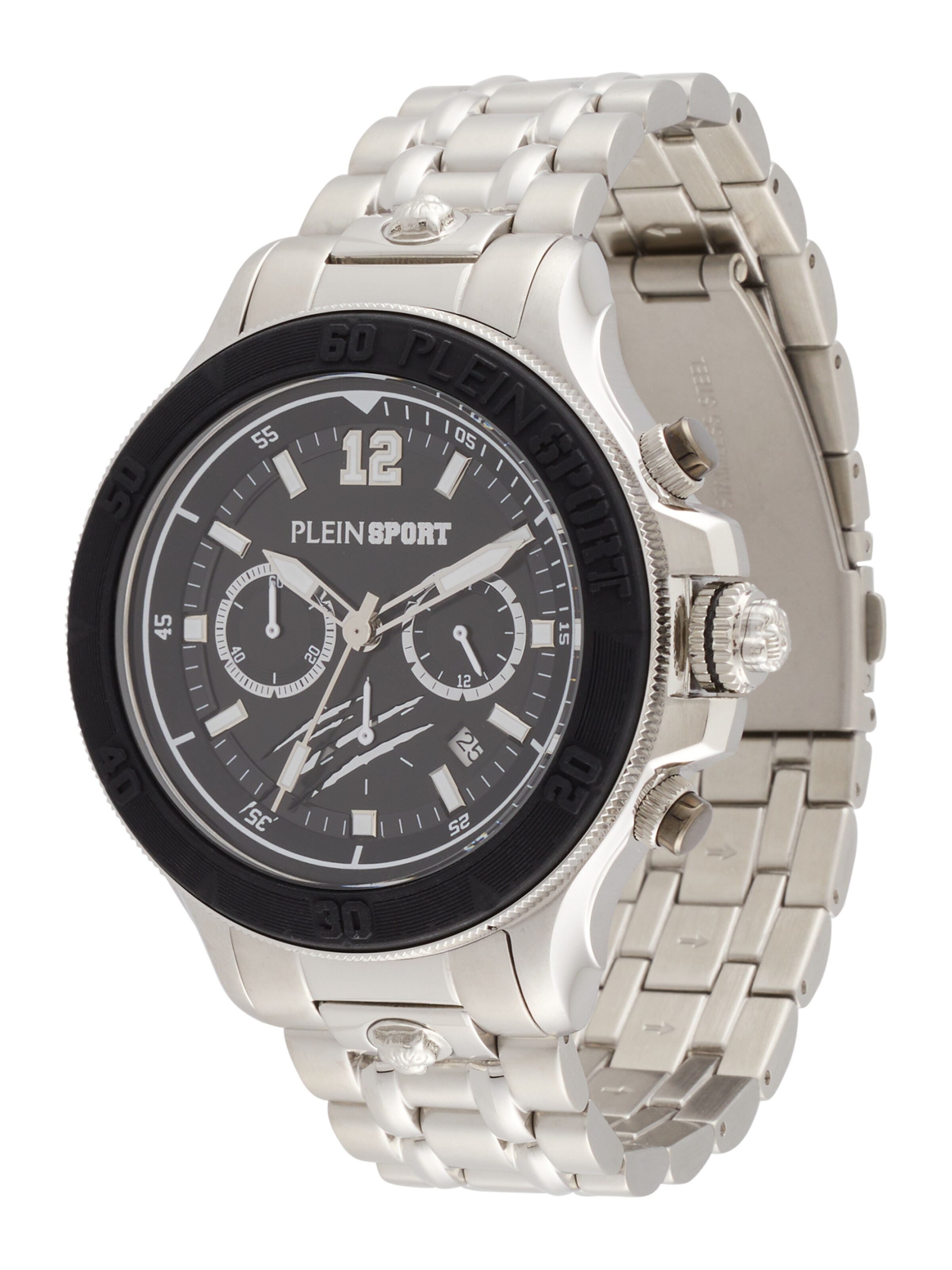 Plein Sport Аналоговые часы в Серебристый: спереди
