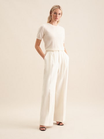 SEIDENSTICKER Regular Broek 'Schwarze Rose' in Beige