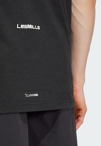 ADIDAS PERFORMANCE Performance shirt 'Les Mills' in Black
