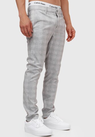 INDICODE JEANS Slimfit Broek 'Rodekro' in Grijs