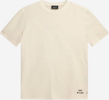 T-Shirt GAS en beige : devant