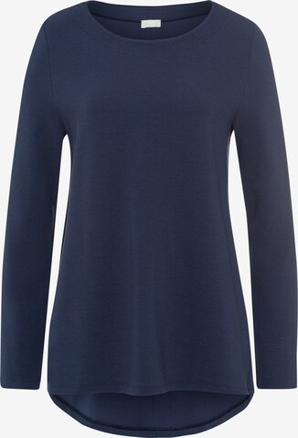 Hanro Shirt 'Pure Comfort' in Blauw: voorkant