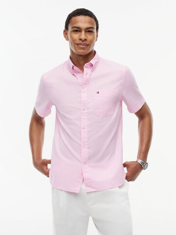 TOMMY HILFIGER Regular fit Button Up Shirt in Pink: front
