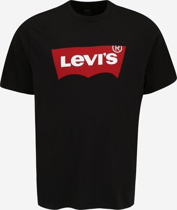 Levi's® Big & Tall T-Shirt in Schwarz: predná strana