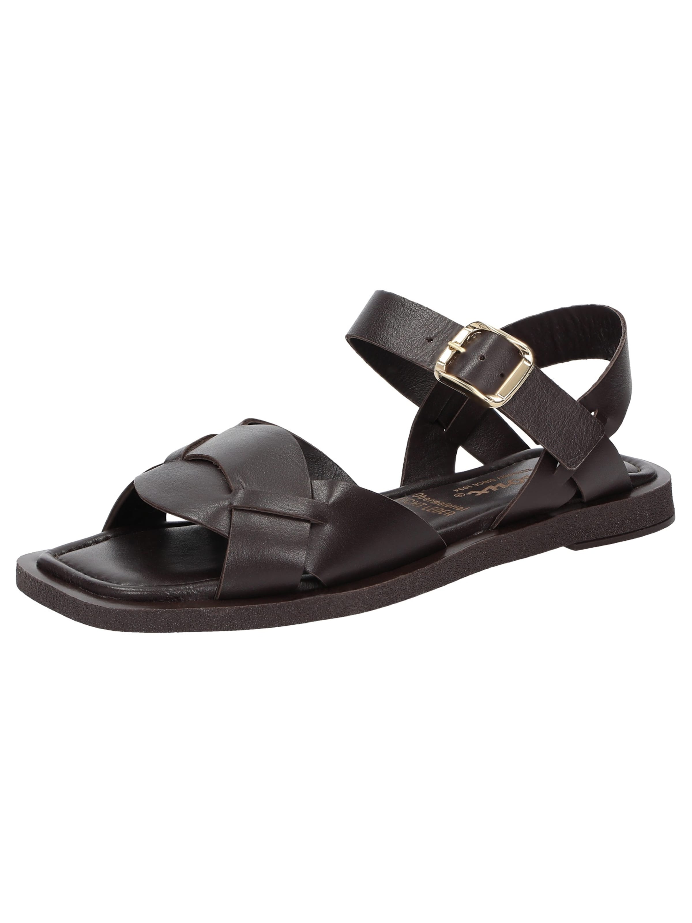 Sandales à lanières 'Molsirka-703' SIOUX en marron : devant