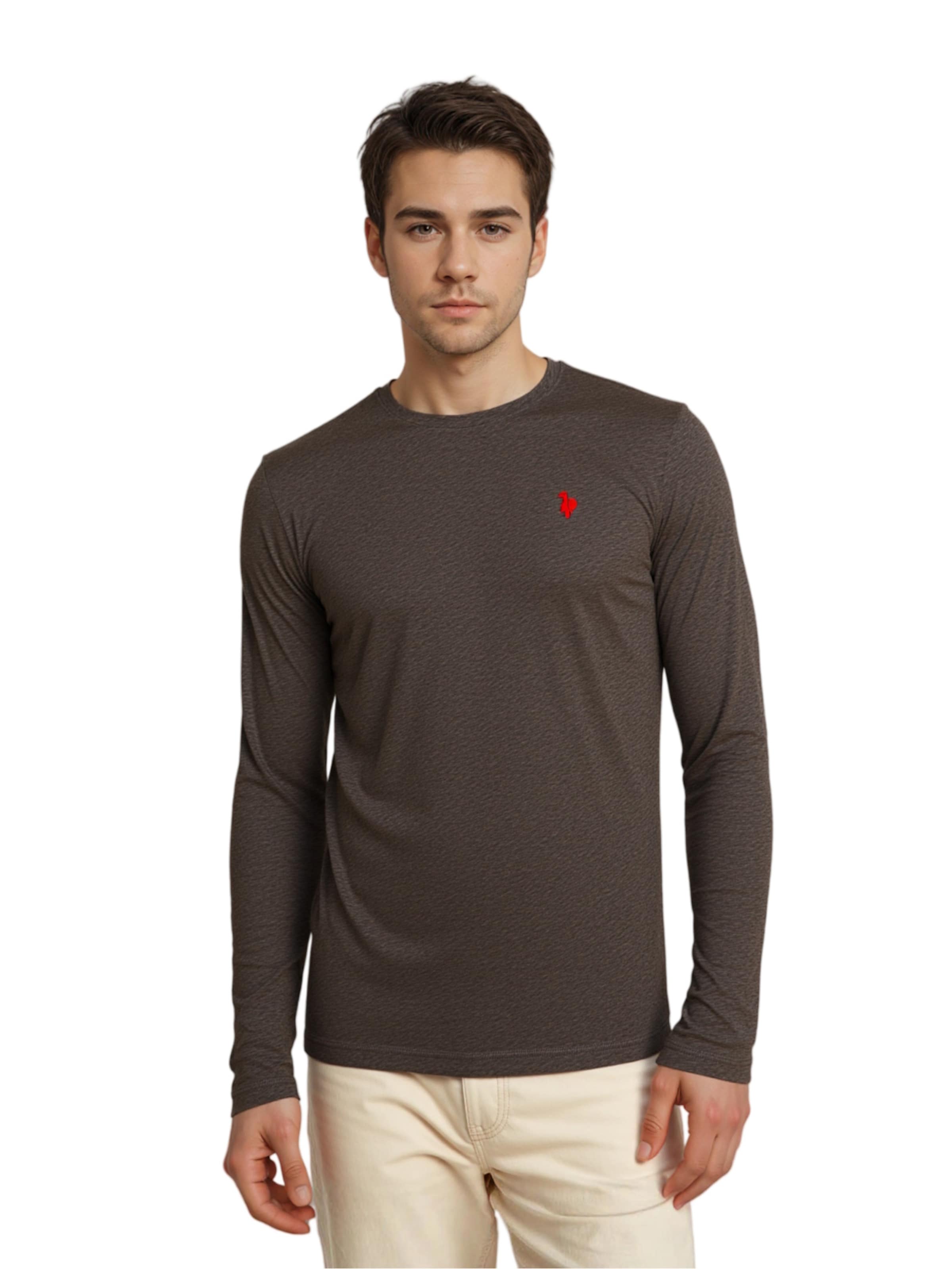 Maglietta di U.S. POLO ASSN. in grigio: frontale