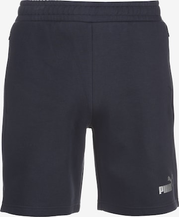 PUMA Regular Workout Pants 'TeamFinal' in Blue: front