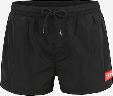 Shorts de bain DIESEL en noir : devant