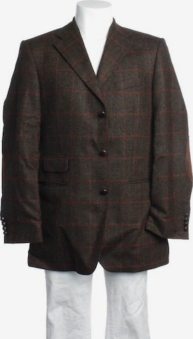 Barbour Suit Jacket in M-L in Brown: front