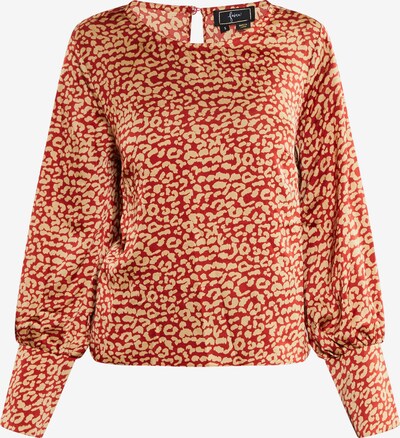 Camicia da donna faina di colore sabbia / rosso, Visualizzazione prodotti