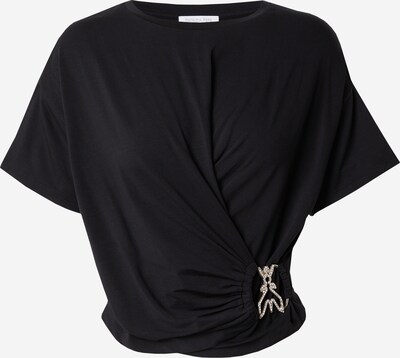 PATRIZIA PEPE T-shirt i guld / svart / transparent, Produktvy