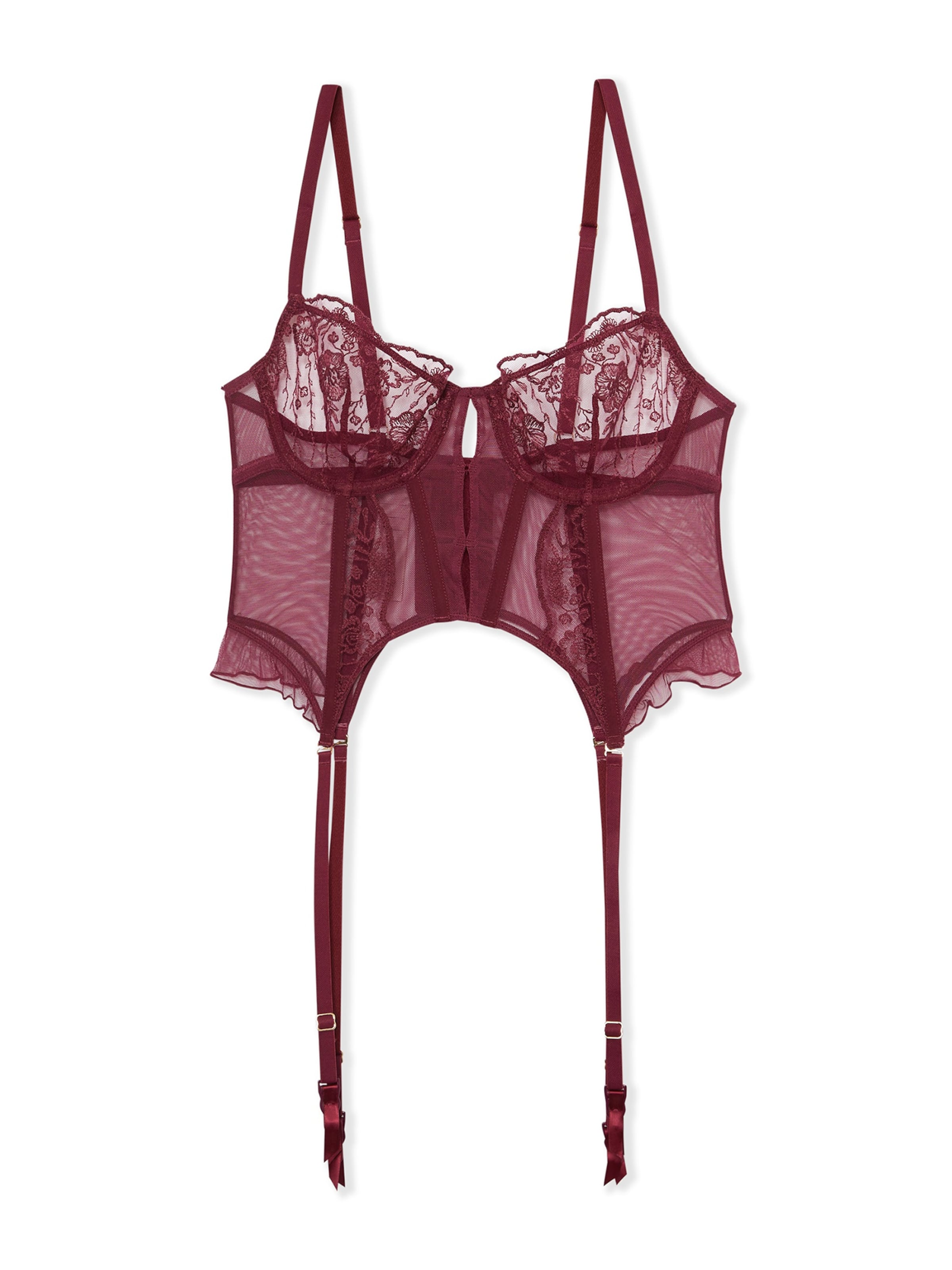 Soutien-gorge 'Poesie' ETAM en rouge : devant