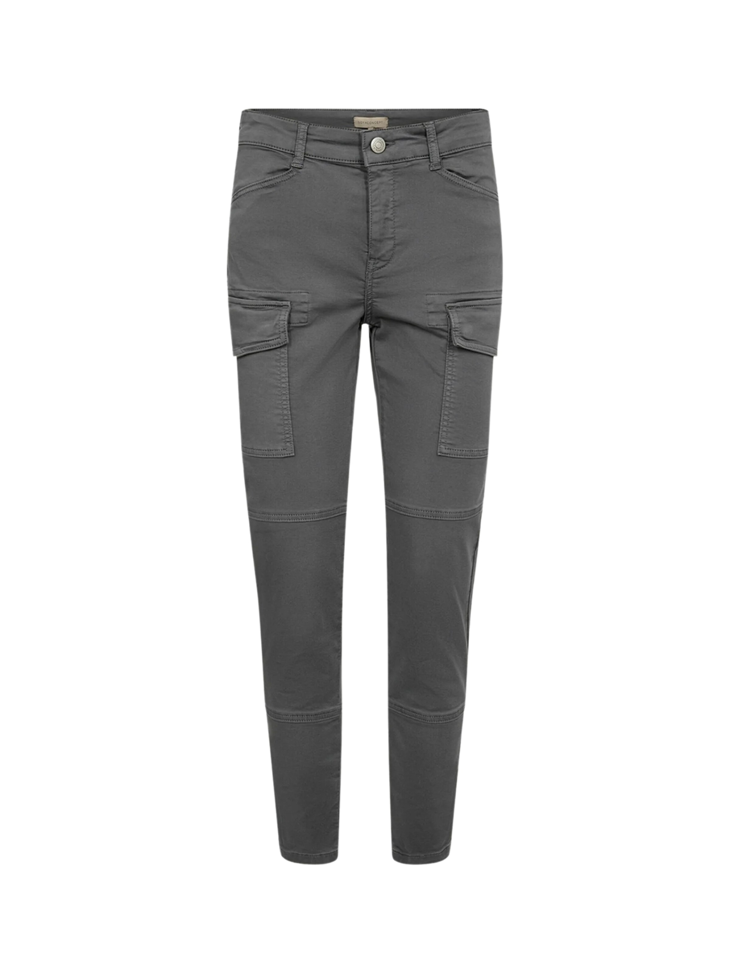 Soyaconcept Slimfit Nadrág - szürke: elől