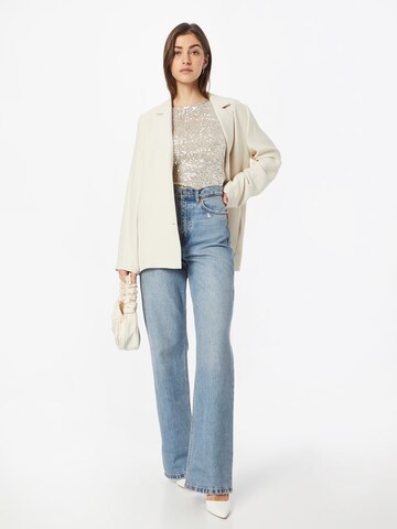 River Island Top in Silber