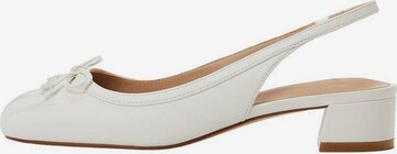 MANGO Ballet Flats 'lago' in White: front